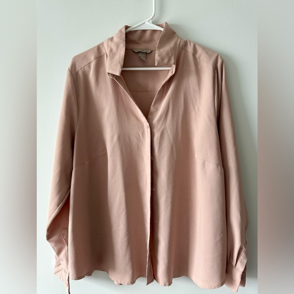 H&M Long Sleeve Shirt, Lightweight Button Down Shirt - Picture 1 of 5